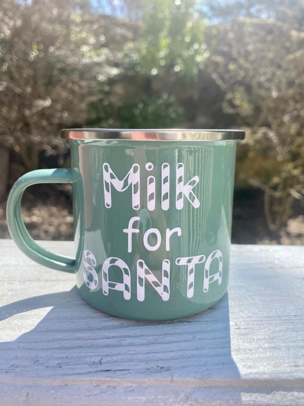 Milk for Santa Tin Cup
