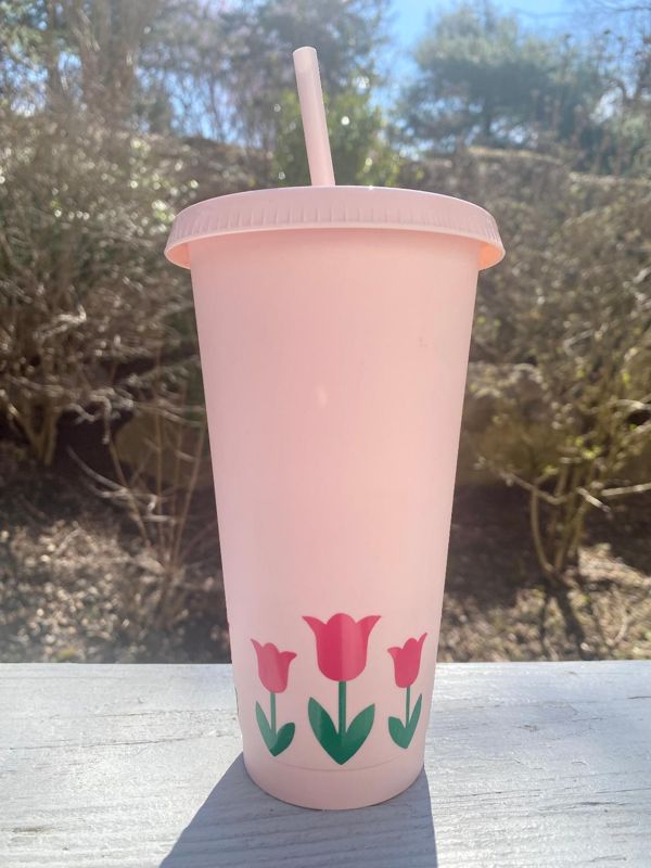 Spring Tulip Tumbler