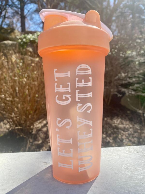 Shaker Bottle-Let's Get Wheysted