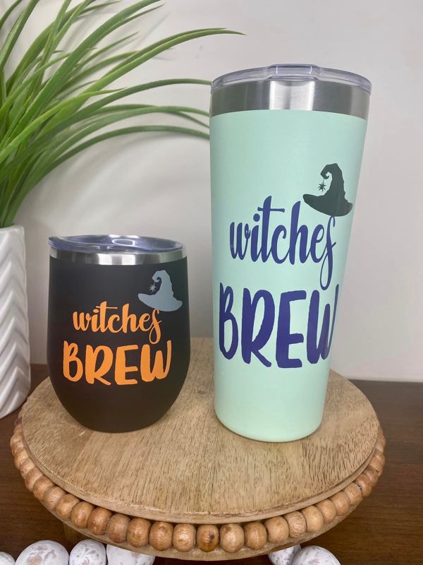 Witches Brew Insulated Wine Glass
