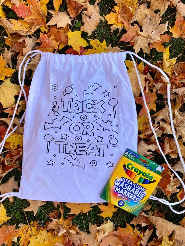 Halloween Canvas Drawstring Bag