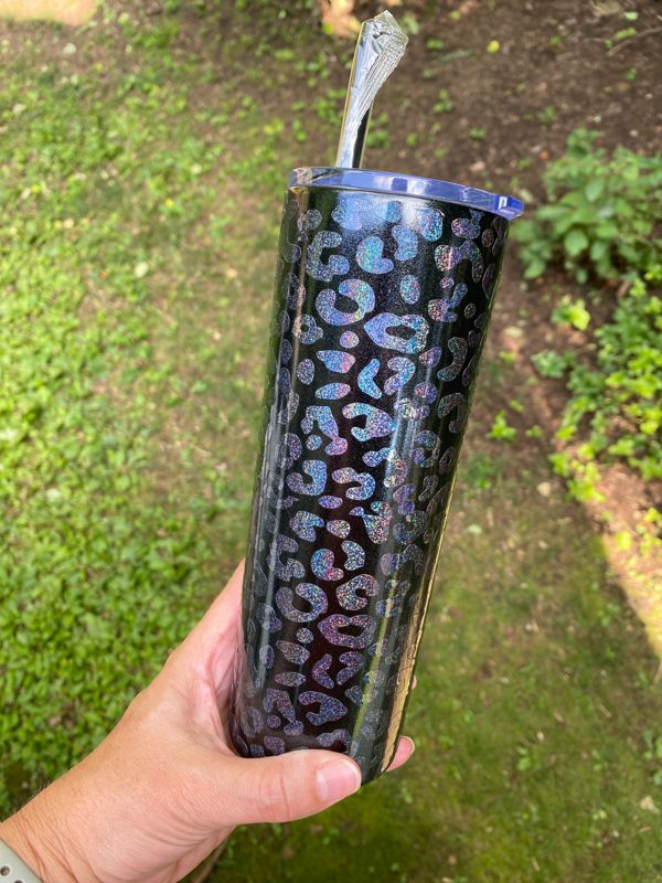 Cheetah Skinny Tumbler