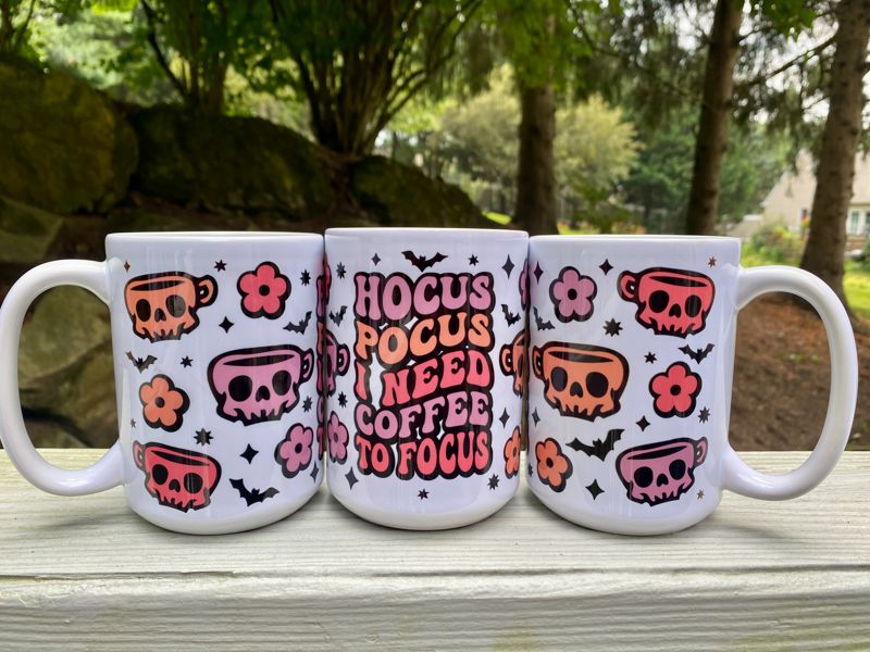 Hocus Pocus I Need Coffee to Focus Mug