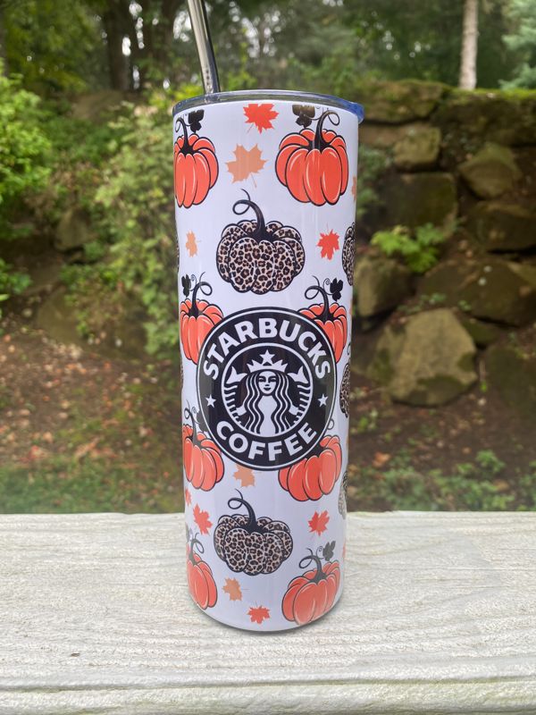 Halloween Starbies 20 oz Skinny Tumbler