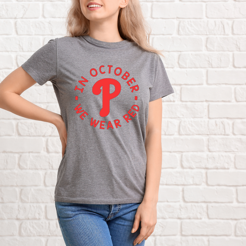 In October We Wear Red Tee