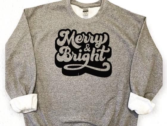 Merry & Bright Crewneck