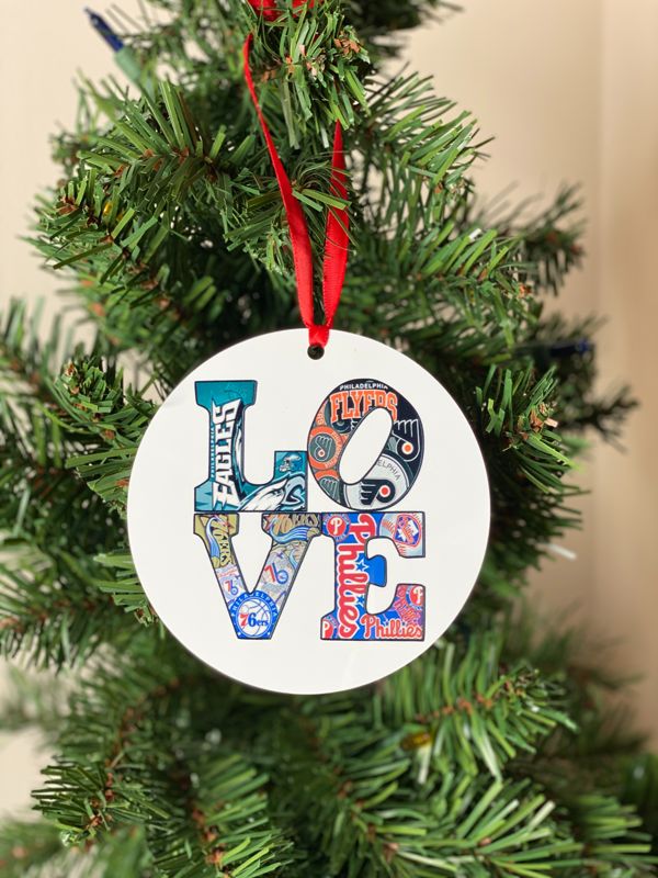 Philly LOVE Ornament