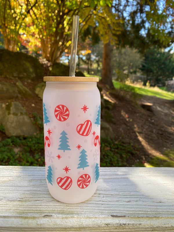 Oh Fudge Glass Beer Can