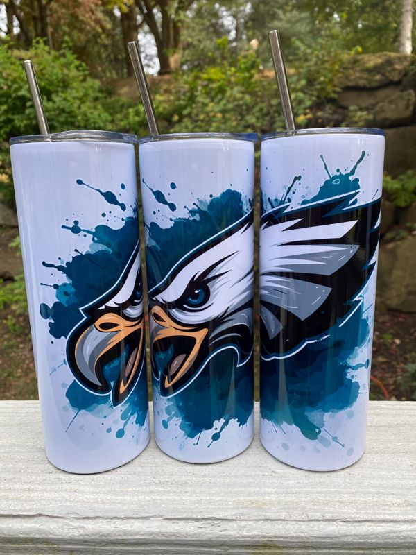 Eagles Bird 20 oz Skinny Tumbler