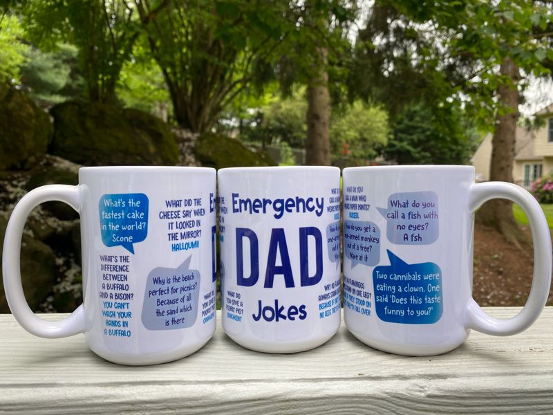 Emergency Dad Jokes Mug