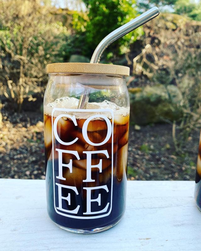 Coffee 16oz. Glass Beer Can