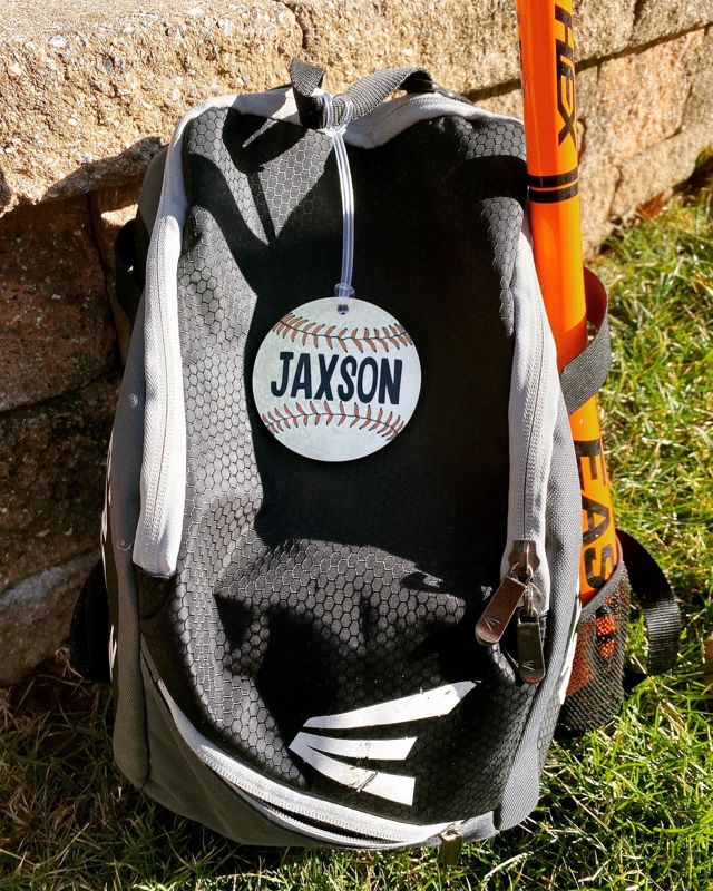 Double Sided Sports Bag Tag