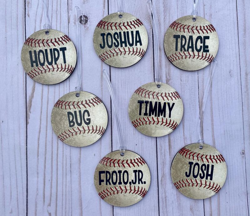 Double Sided Sports Bag Tag