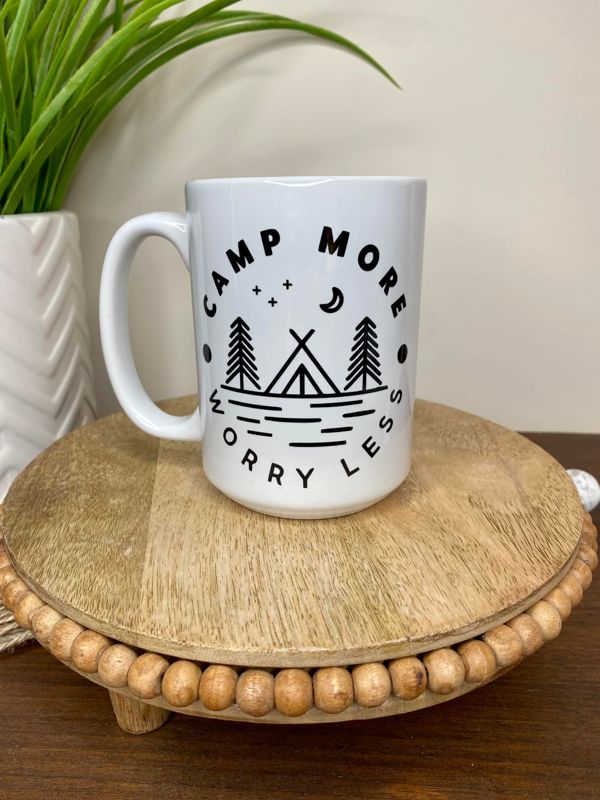 Camp More, Worry Less Mug