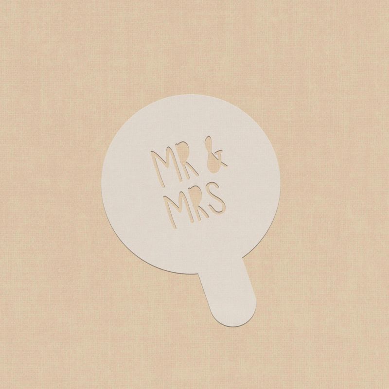 Wedding Gift | Wedding Decor | Wedding Sign | Reusable Stencil | Latte Art | Wedding Favors| Cocktail Stencil | Coffee Stencil (4)