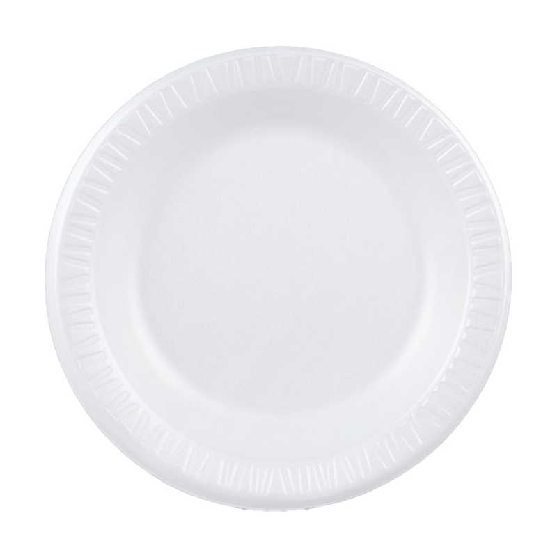 500/cs Dart 10 1/4" White Laminated Plate