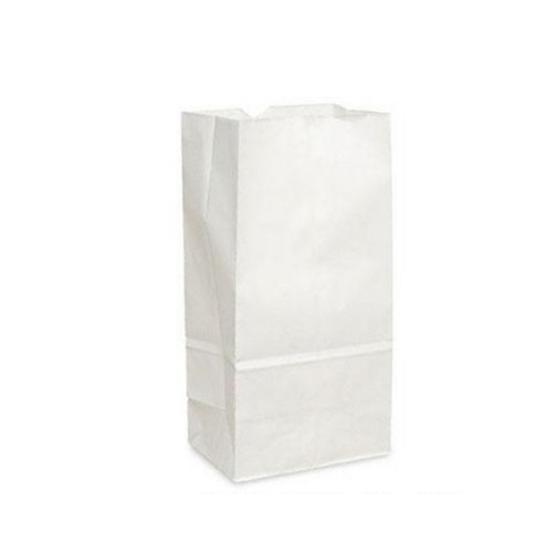 500/bdl #6 lb White Grocery Bag
