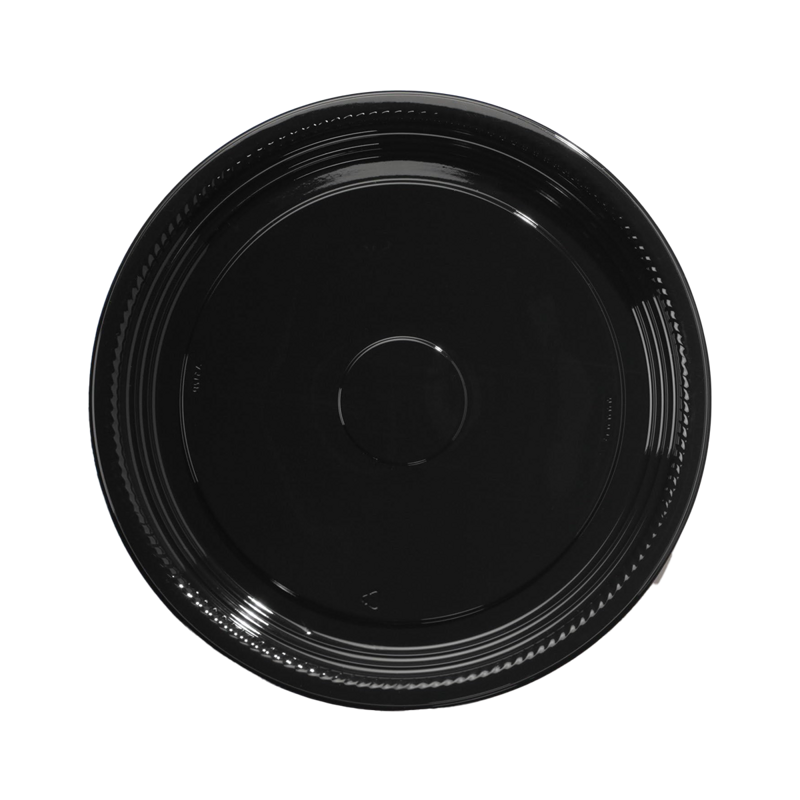 25/cs 18" Black Caterware Tray