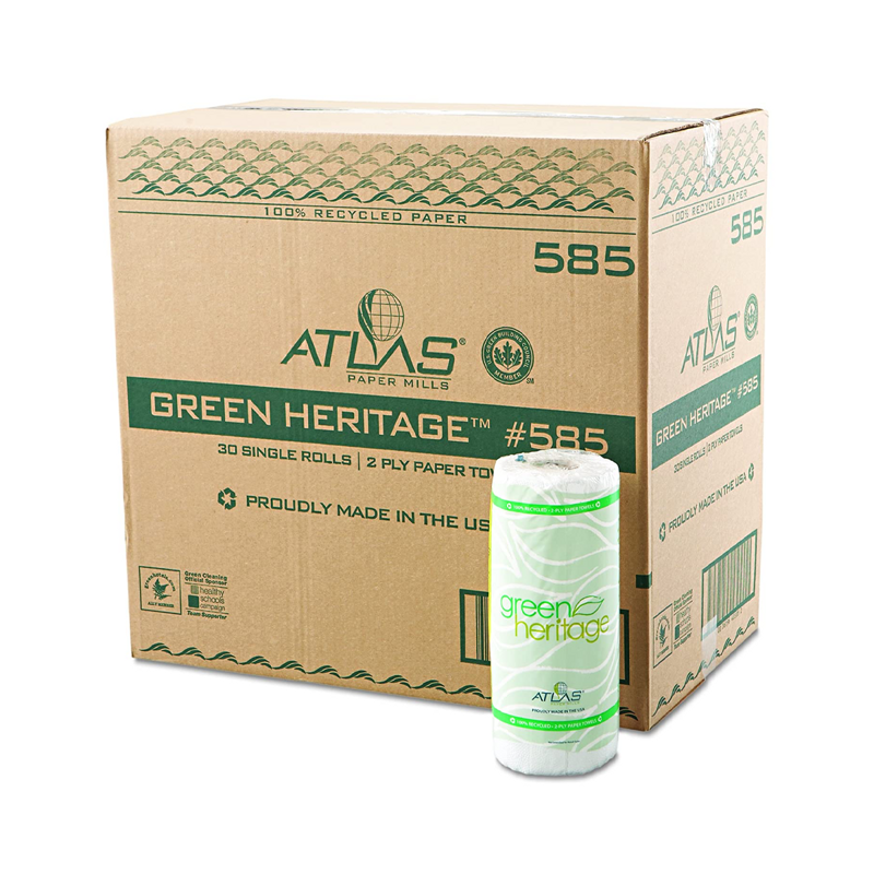30/85cs Green Heritage Perf Towel