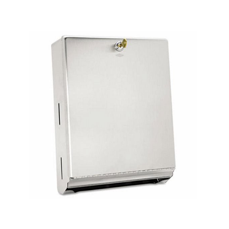 1 ea Bobrick Stainless Steel C-Fold/Multifold Towel Holder