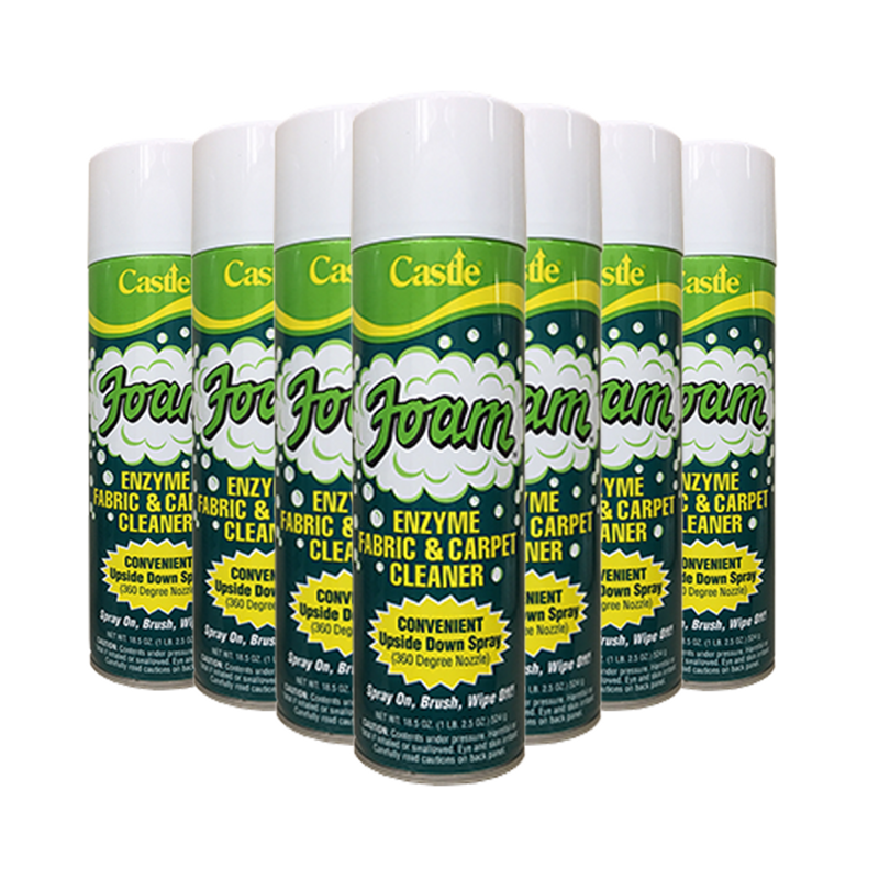 FOAM ENZYME FABRIC & CARPET CLEANER 12/20oz