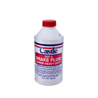メンテナンス CASTLE BRAKE FLUID J-3 CASTLE BRAKE FLUID, DOT 3 12oz Case