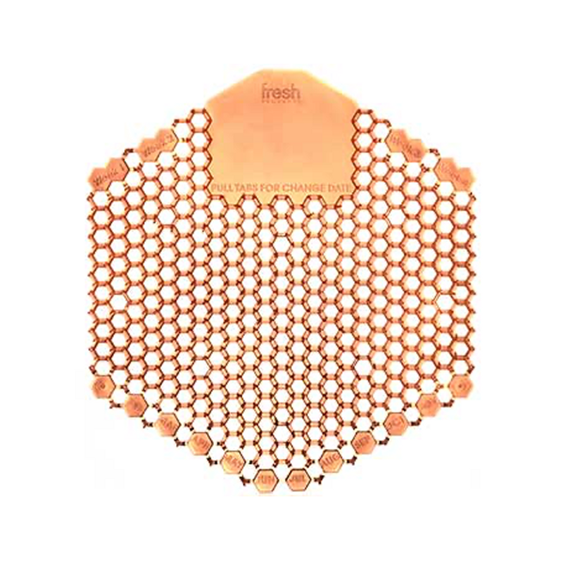 10/box Wave 3D Urinal Screen Mango