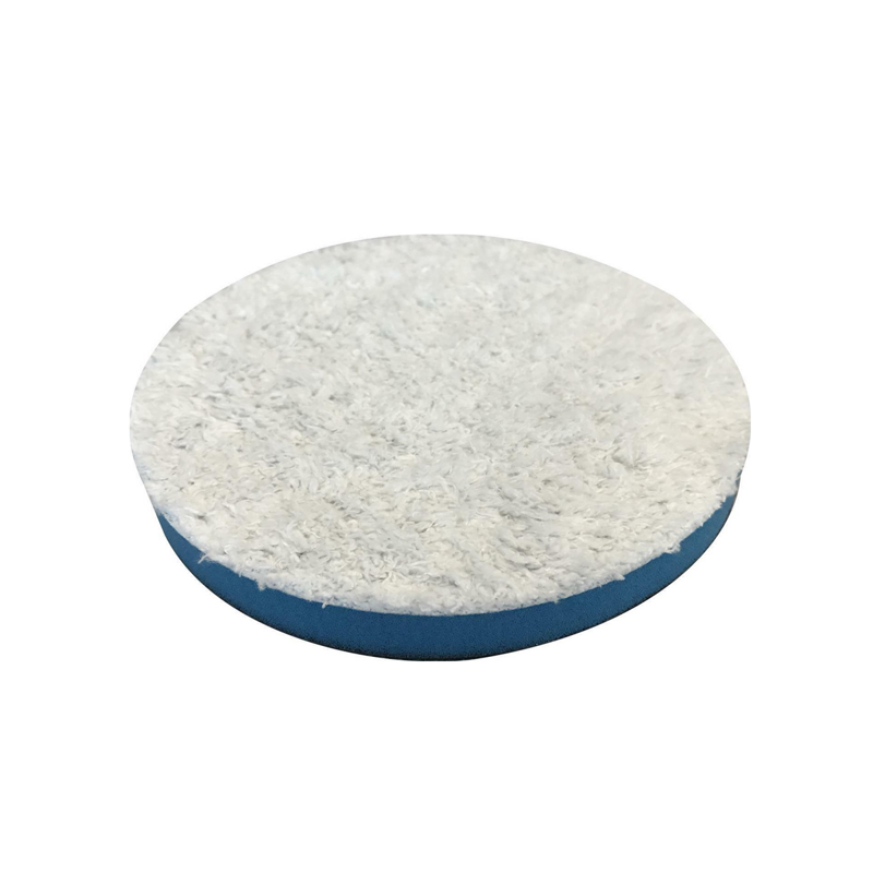 5.50" 6- Pk Speedy Foam Microfiber Blue- Polishing/Finishing