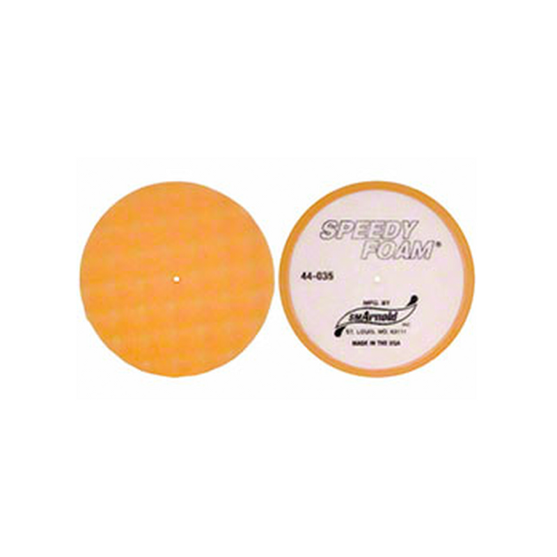 6" Waffle pad FLAT Orange 2Pk 079038440355