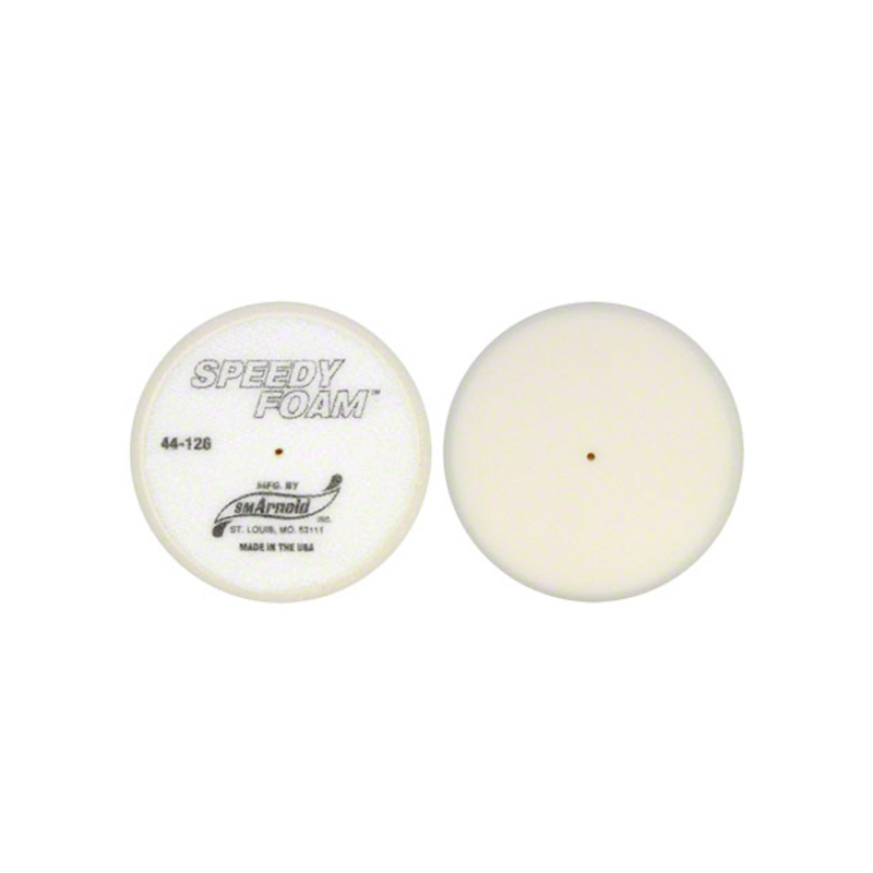 Buff 6" Flat Speedy Foam WHITE 079038441260