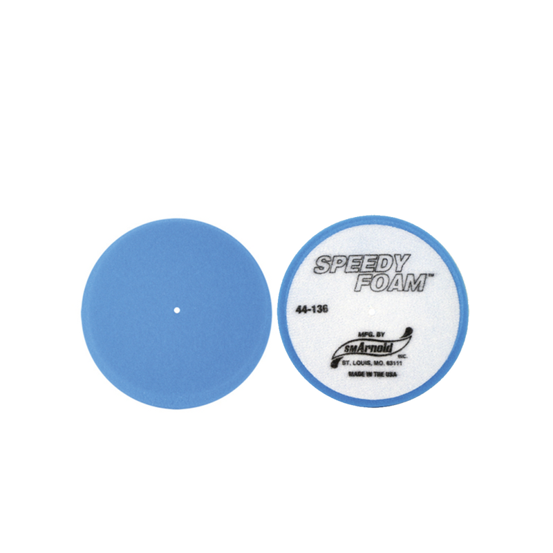 Buff 6" Flat Speedy Foam BLUE 079038441369