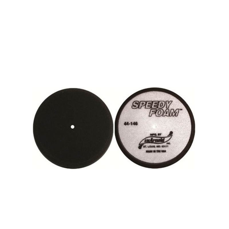 Buff 6" Flat Speedy Foam BLACK 079038441468