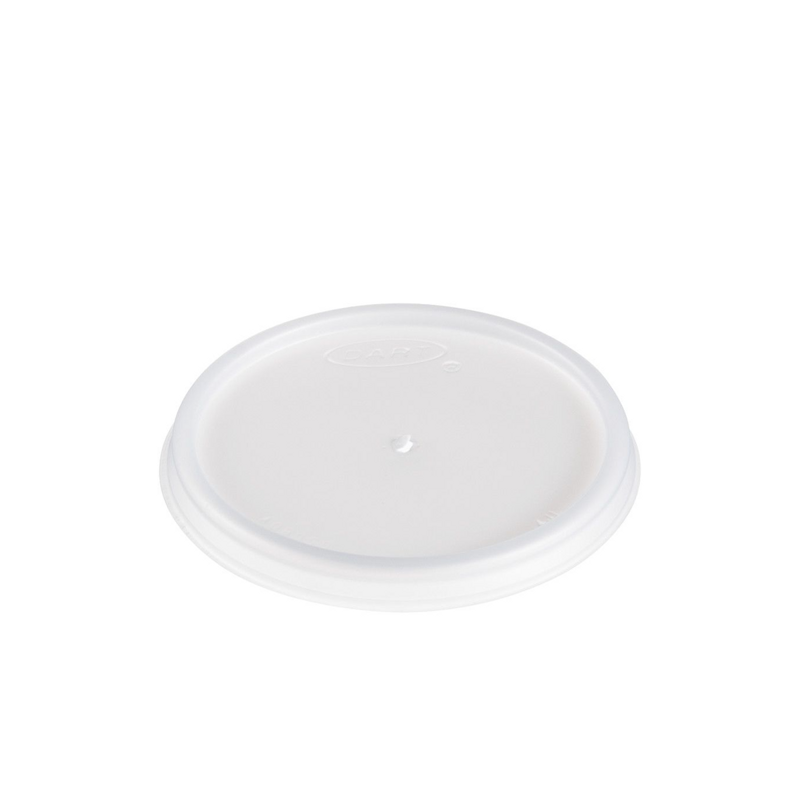 10/100 Vented White Lid for Dart 4J4 Cup