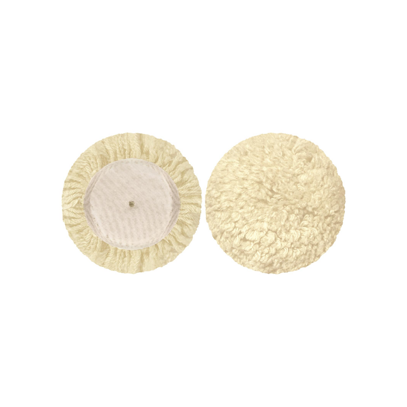 Buff 3" White Wool for Compounding 3"