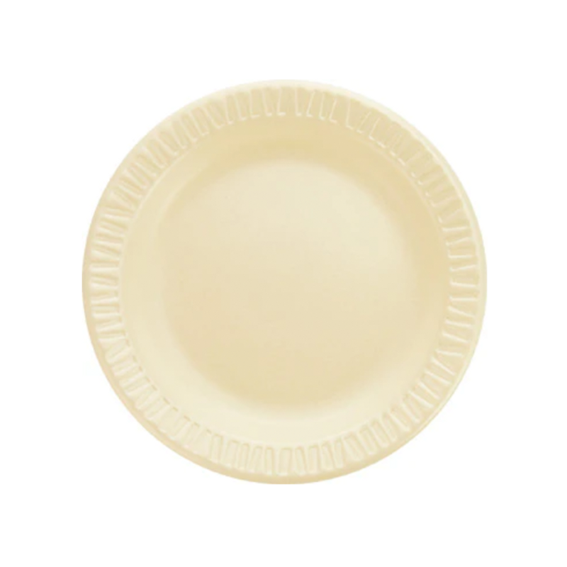 1000/cs 6" Honey Foam Plate