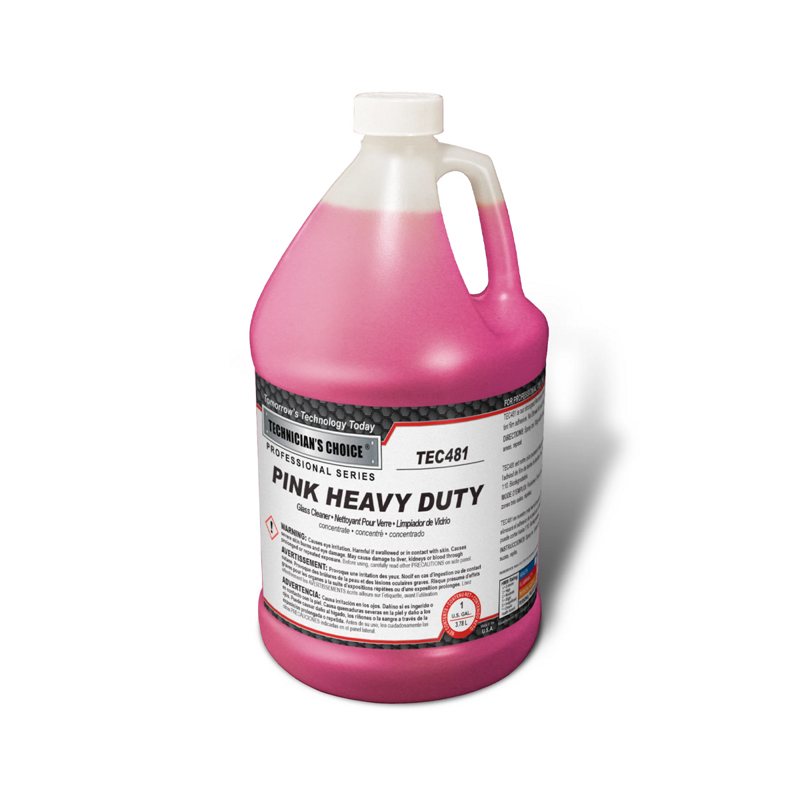 Glass H.D Pink Glass Cleaner 1 Gal