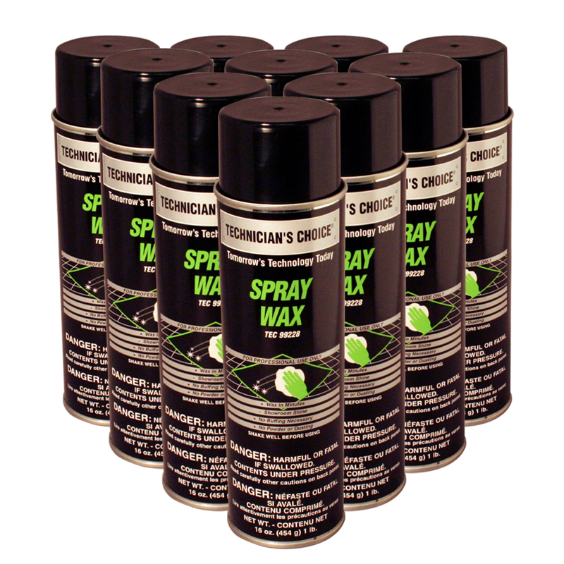 Spray wax in a can case