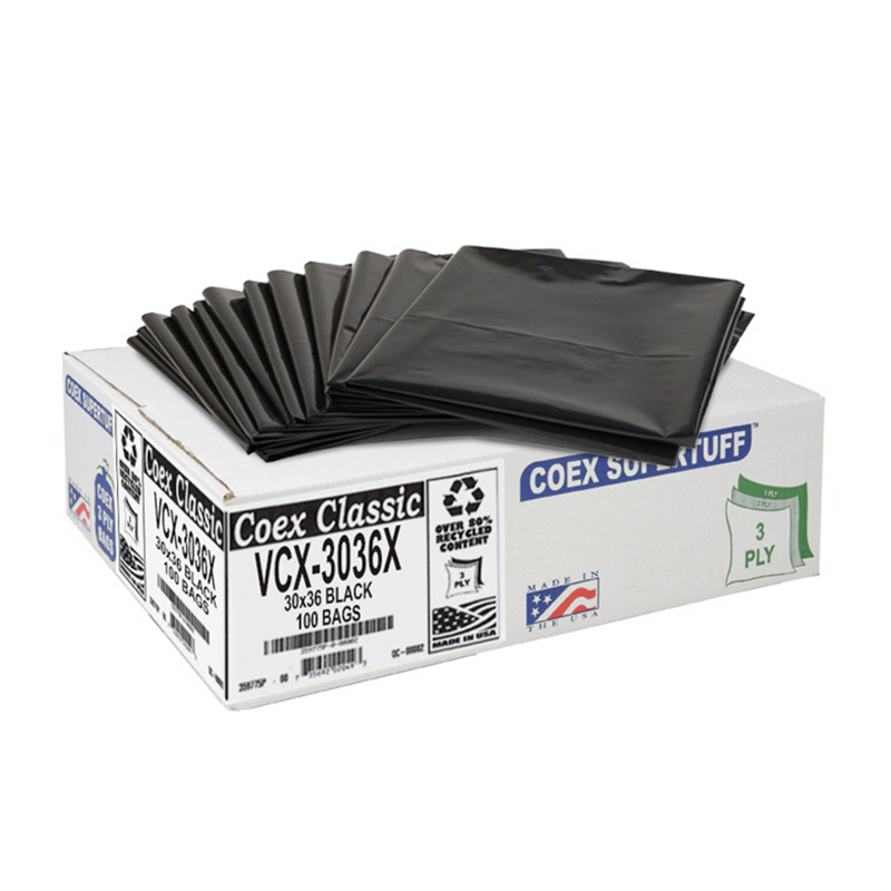 100/cs Liner 30x36 Hvy Black Liner