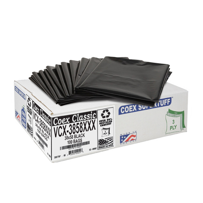100/cs 38x58 XXXH Recycled Coex