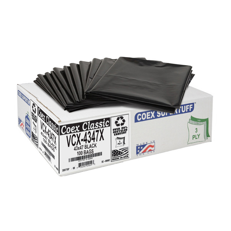 100 43x47 XH Black Liners