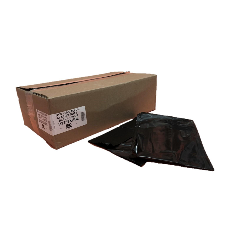 50/cs 2.7mil 38x57 Black Liner