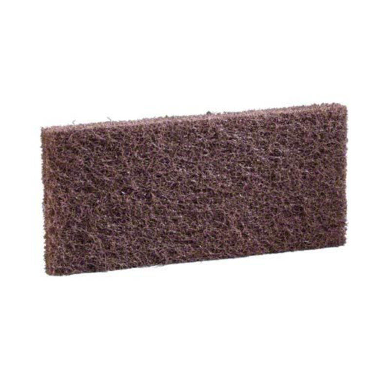 4/5 4.5"x10" Brown Floor Pad