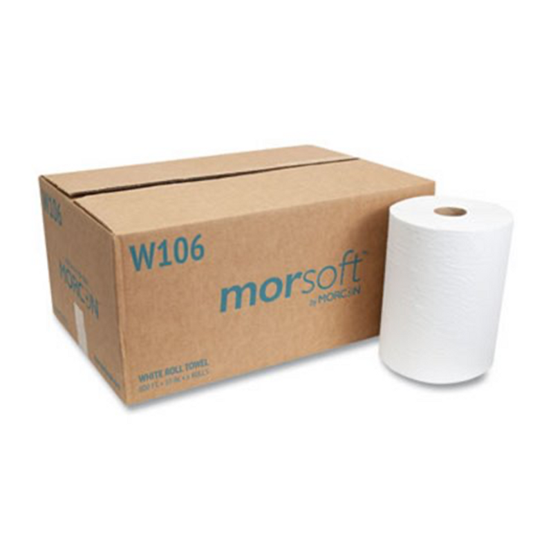 6/800' 10" White Roll Towel