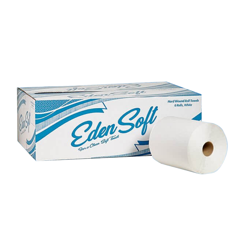 12 rls 8" x 600' Bleach WHITE HW Roll Towel