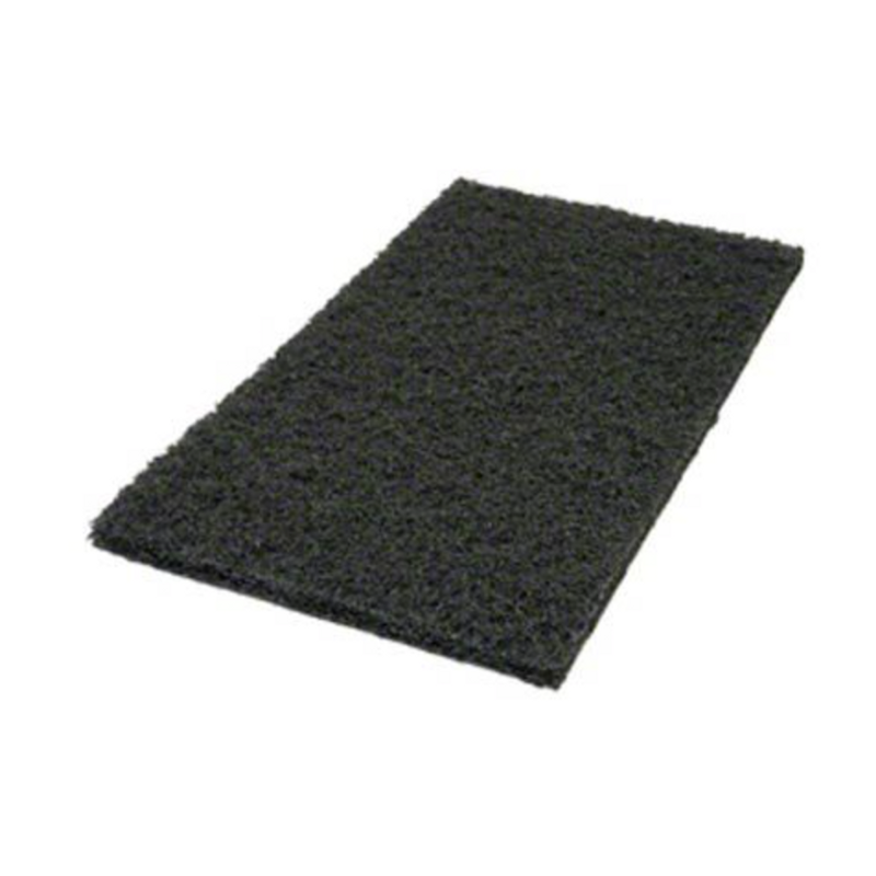 5/bx 14x20 Black Rectangular Floor Pad