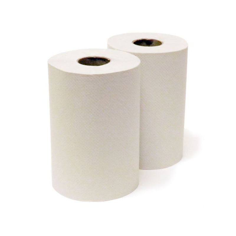 12/350' Bleached White Roll Towel
