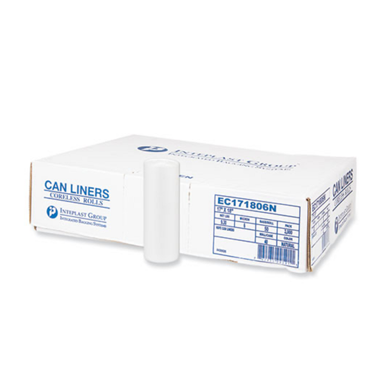 40/50/cs 17x18 6mic Clear Liners