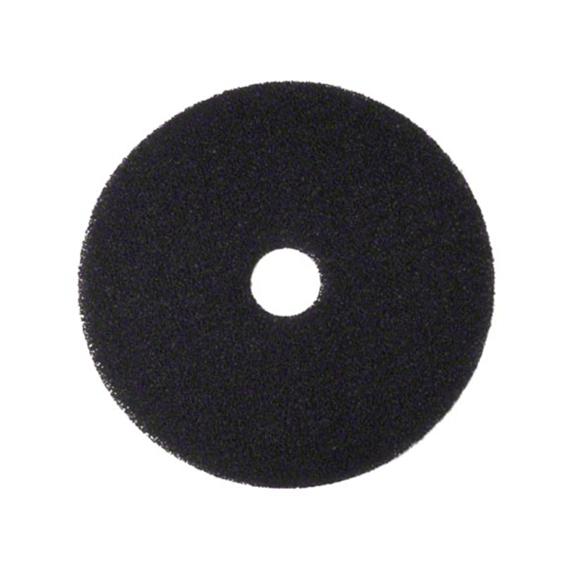 5/cs 3M 17" Black Stripping Floor Pad