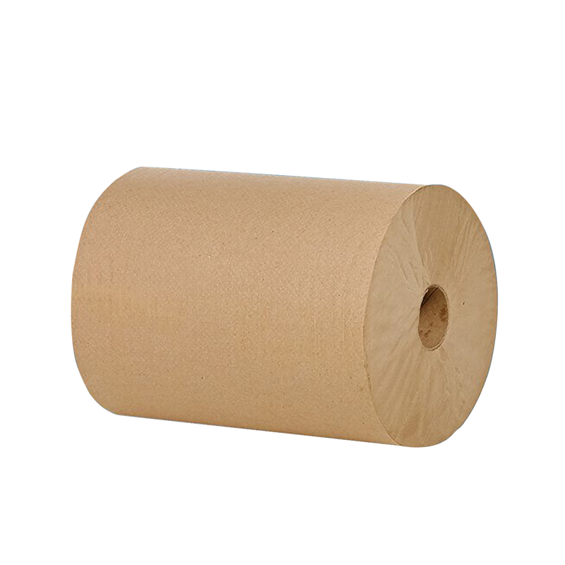 6/cs 8"x800' 1.8 in Core 800' Brown Roll Towel