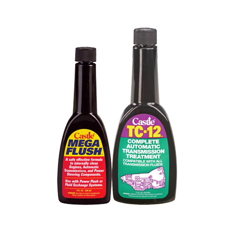 Trans Kit Includes: Mega Flush (C0826) X-2 (C0827) 8/cs
